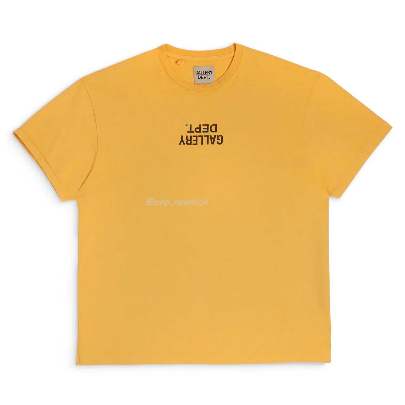 Gallery Dept Fucked Up Reverse English Logo Printed Short Sleeve T Shirt (4) - newkick.app